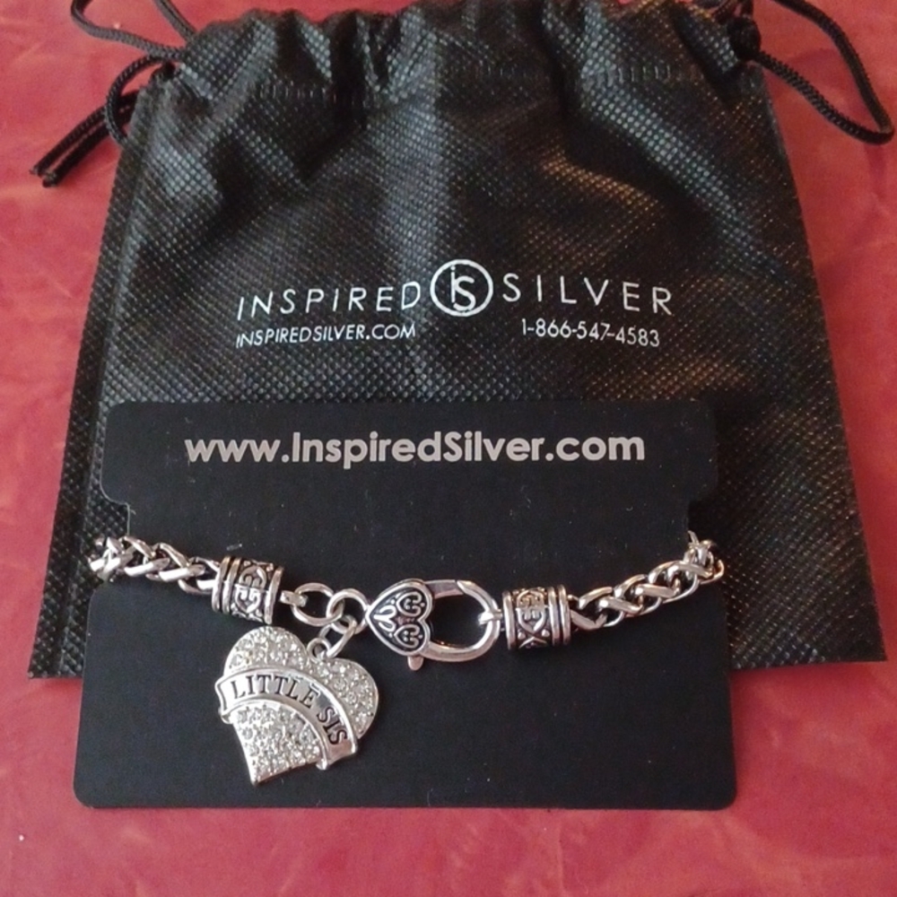 Inspired Silver bracelet for Little Sister